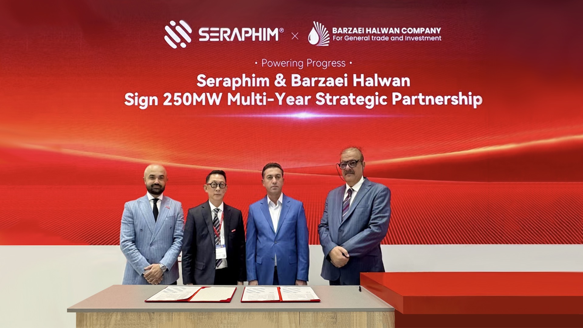 Seraphim and Barzaei Halwan Sign 250MW Framework Agreement at Intersolar Europe 2025